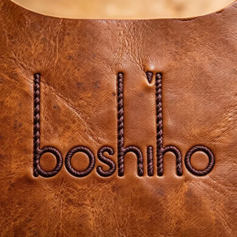 BOSHIHO embroidered logo effect