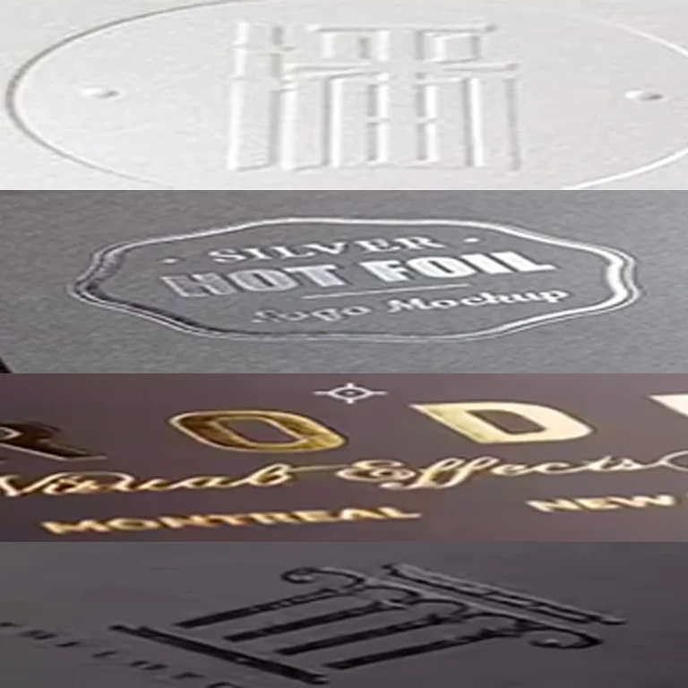 Branded packaging finish examples